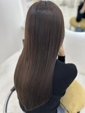アイニ 大阪上本町店(aini) モカブラウン/ブラウン/髪質改善