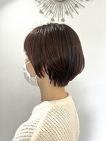 エイン(eine)&nbsp;ショートボブ/ピンクベージュ/艶髪/ウルトラファインバブル