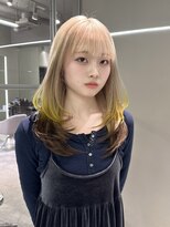 ジェム(GEM) 《ホワイトベージュ×キイロ×ブラウンのデザインカラー》