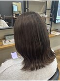 【透明感カラー】ホワイトグレージュ/ミニウルフ/中島/鎌取