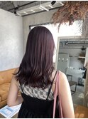 ラベンダーピンク　ケアカラー　艶カラー　篠原恵里奈