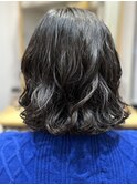 大きめパーマ