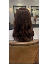 セミロング　デジタルパーマ　ゆるふわ　お手入れ簡単