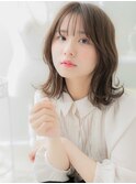 イヤリングカラー小顔ひし形レイヤーカットh4越谷20代30代40代