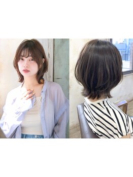大人女性のための上品なボブ♪ふんわりくびれレイヤーボブが可愛い☆髪のお悩みもお気軽にご相談下さい◎