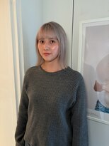 シータ(sheta)&nbsp;【表参道sheta小林】　ハイトーンホワイトシルバー外ハネボブ