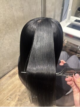 艶髪ストレート