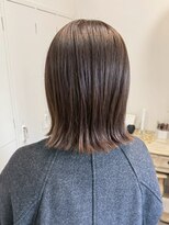 ロッカ(ROCCA)&nbsp;ツヤ感ナチュラルブラウンボブ