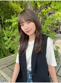 セミロングヘア*レイヤーカット*顔周り*髪質改善*30代40代50代