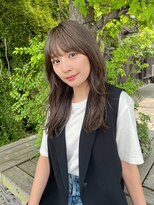 ログ 高松木太店(Log)&nbsp;セミロングヘア*レイヤーカット*顔周り*髪質改善*30代40代50代