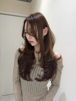 シェノン サントル(CHAINON CENTRE) 【韓国風レイヤーカット】抜け感×小顔バランスヘア/梅田