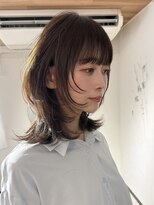 エトワ 中央店(etoi)&nbsp;大分ハッシュカット胸上鎖骨下ウルフレイヤースタイルかるめ