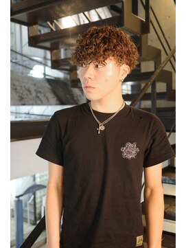 ブークル(boucle) プードルパーマ カーリーヘア ブラウンアフロ　くるくるパーマ
