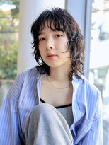 エムスラッシュ 新百合ヶ丘(M.SLASH) ハッシュレイヤー/ゆるふわ/ウルフカット/くせ毛風/新百合ヶ丘