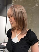 シード 成増 下赤塚店(ced.)&nbsp;髪質改善ブリーチダブルカラーミルクブラウンローライトデザイン