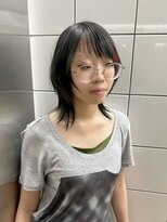 ネウィ 広島(newi) デザインカラー♪ウルフカット☆