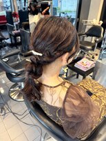 カットハウス ルーシーズ(CUT HOUSE RUCY'S)&nbsp;ヘアセット/編みおろし/ヘアアレンジ/結婚式/横浜/川崎/鶴見