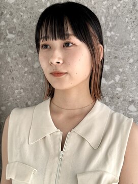 サンク 原宿(cinq) 原宿ブリーチカラーインナーカラーイヤリングカラーダブルカラー