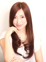 と和×美髪クリニック 巣鴨店&nbsp;シンプルだけどインパクト大のIライン内巻きロング　巣鴨店