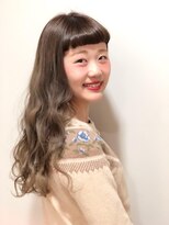 エルパティオ(EL PATIO) ハイライト×ミルクティ 波巻きふわふわロング