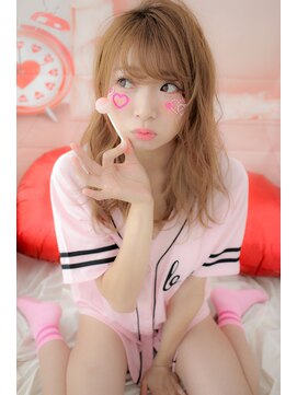 マーリャヘアー(mallia hair) シースルーバングうるつやロンググレージュ