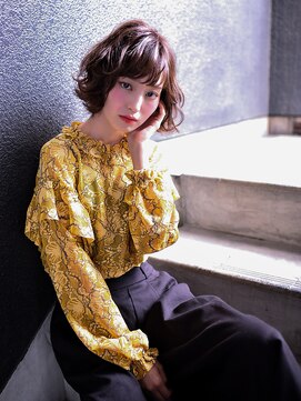 テトテ 門戸厄神店(tetote) 【tetote門戸厄神店/西宮】セミウェットウェーブ小顔ボブ