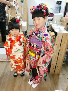 ロカット サロン(Roquat Salon) キッズ着付け日本髪ヘアアレンジ【ヘアアレンジ　立川/八王子】
