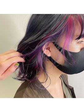 テクライズ 豊橋店(TECHRISE) ☆小悪魔カラー♪ラベンダーアッシュ×フェイスフレーミング☆