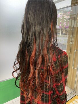 アプリール(aprir) インナーカラー×レッド