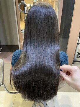 ヘアリゾートエーアイ 高田馬場店(hair resort Ai) 20代30代40代マロンベージュ/Aラインボブ/かきあげ[高田馬場駅]