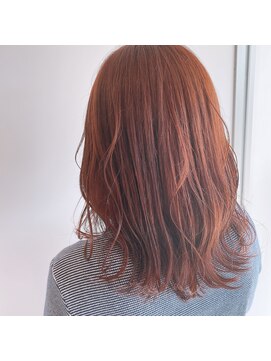 美容室 アイディー i-dee ハイトーンオレンジ