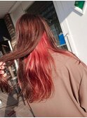 さりげないオシャレに、インナーカラー