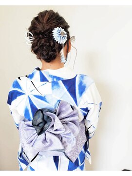 エスヘアーメイク(S Hair Make) 飾り結び×シニヨンアレンジ