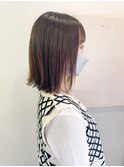 切りっぱなしボブ　外ハネボブ　ぱつっとボブ　ぱっつんボブ