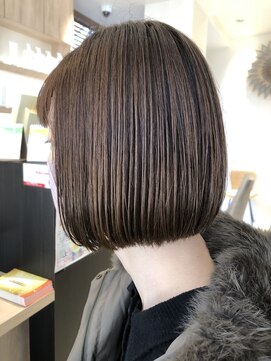 ヘアメイク クリア 神楽坂店(hair+make CLEAR) 上品マロンベージュ×大人ボブ