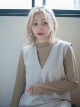 コットン 小田原店(Cotton) 【cotton 小田原/小田原駅】ロブ/Wカラー/ホワイトベージュ