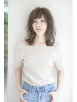 アフロディーテ 銀座(APHRODITE GINZA)&nbsp;黒髪/グレーベージュ/レイヤーロング/前髪パーマ/銀座