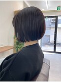 【白髪染め可】ボブショート ビフォアー＆アフター/白髪ぼかし