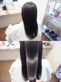 ドゥージングヘアースクラッチ(Dozing Hair Scratch)の写真/【岡崎/上六名】髪質や傷みを見極めて塗布量・時間など調整◎艶や手触り、指通り、そんな憧れの美髪へ…！