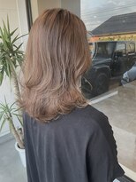 ヘアーエポック(hair epoque) ベージュカラーハイトーン透明感大人可愛い