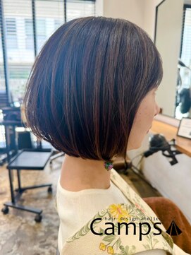 ヘアデザインアトリエ キャンプス(hair design atelier Camps) ナチュラルボブ