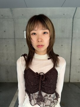 レコ 渋谷(LECO) ２トーンのウルフヘア