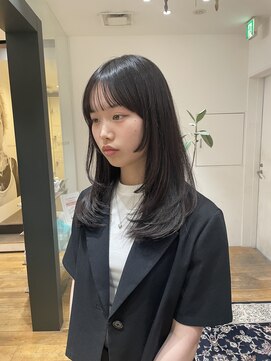 クレオヘア インターナショナル 八丁堀店 layer×姫カット