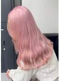 6103ミルクティーピンクハイトーンカラーベビーピンク韓国ヘア