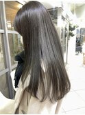 ◎ブリーチなし透明感カラーオリーブベージュアッシュグレージュ