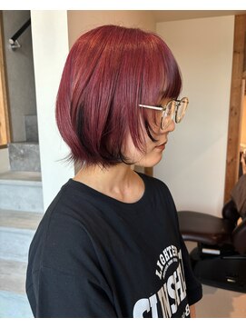 メゾンシアー(Maison Sheer) ボルドーカラー／デザインブラック