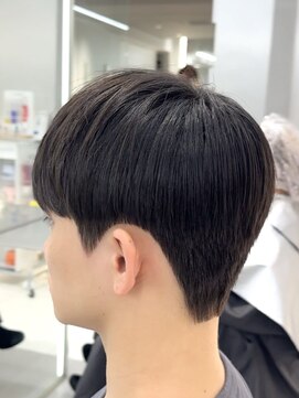 アールプラスヘアサロン(ar+ hair salon) 韓国マッシュ シースルー ダウンパーマ 韓国式カット