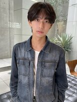 韓国風ナチュラルショート　シースルーバング