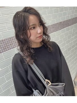 ヘアークリアー 草加 ウルフロングレイヤースタイル