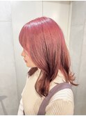 ピンクブラウンカラー